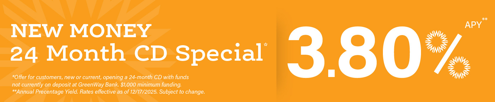 CD Rates Special 12 17 25 Rates Page